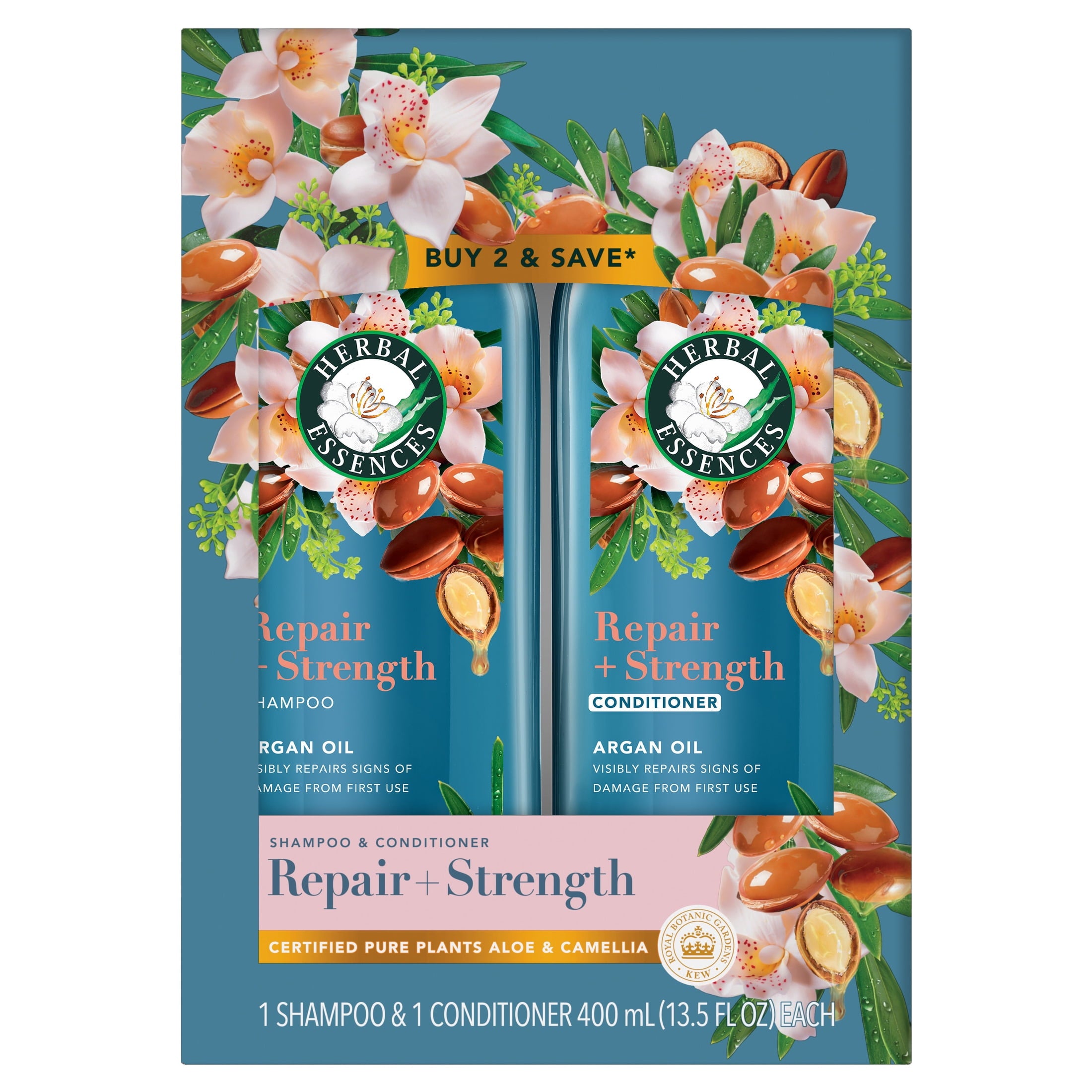 Argan Repair Shampoo and Conditioner, 13.5 fl oz Each