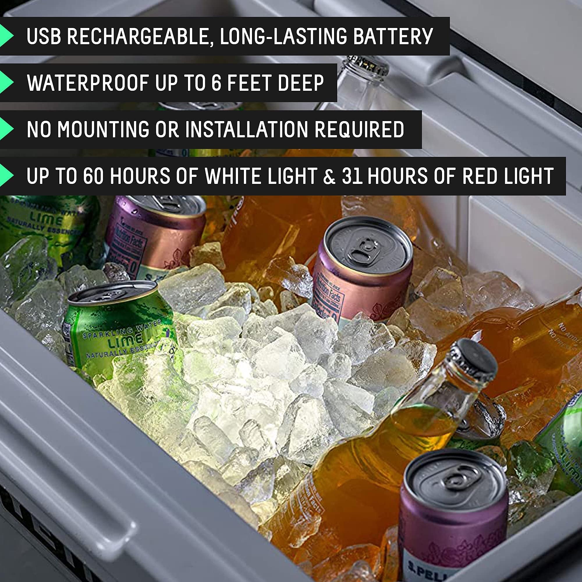 Universal Cooler LED Light - Compatible with YETI, RTIC, ORCA