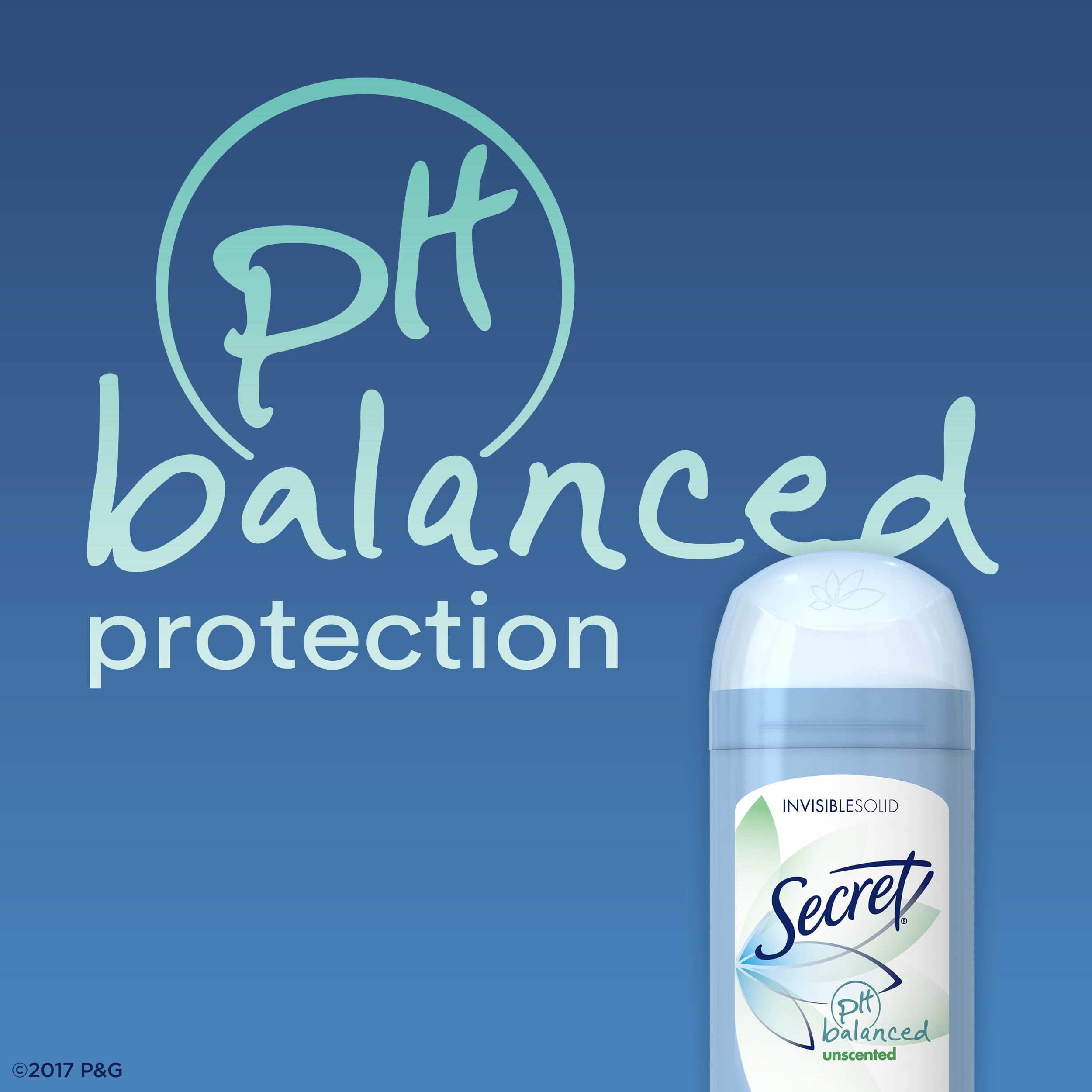 Invisible Solid Antiperspirant Deodorant, Unscented - 2.6 oz - 6 Packs