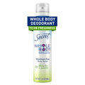 Whole Body Deodorant Spray for Women, White Tea &amp; Jasmine Scent, Aluminum Free, 72 HR Odor Protection, 3.5oz