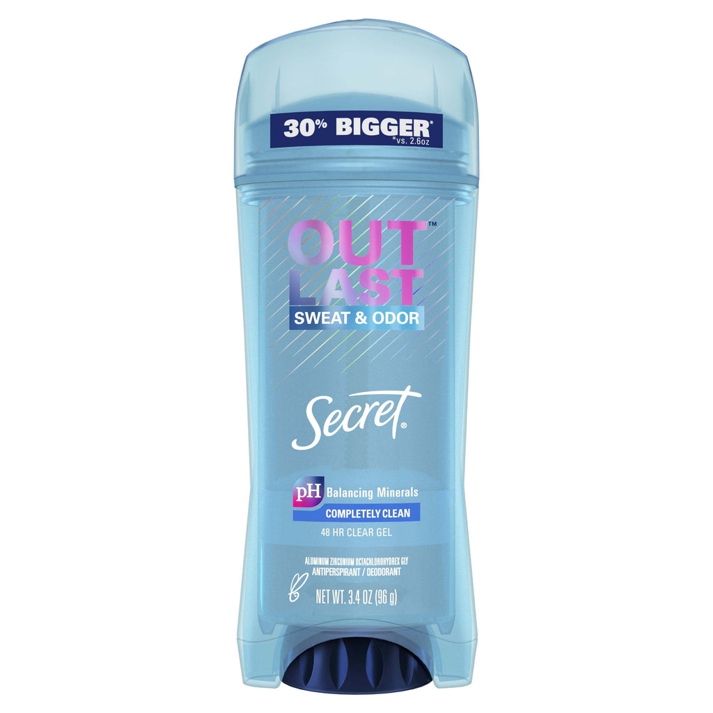 Outlast Clear Gel Antiperspirant Deodorant for Women, Completely Clean, 3.4 oz