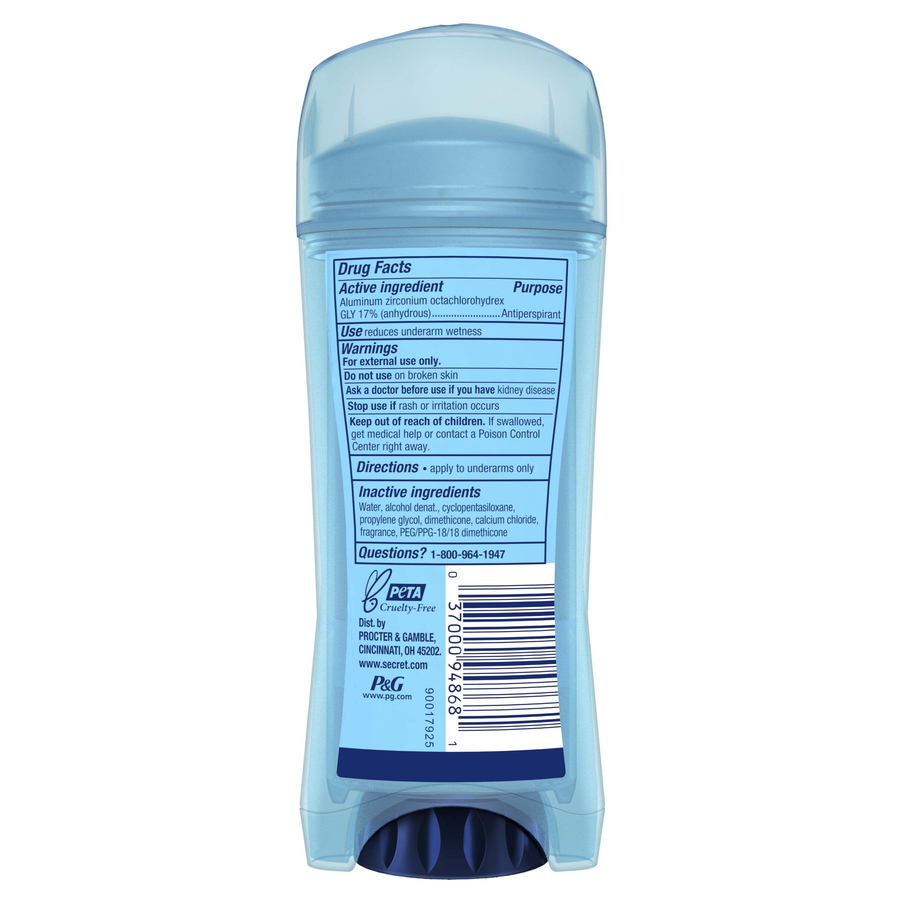 Outlast Clear Gel Antiperspirant Deodorant for Women, Completely Clean, 3.4 oz