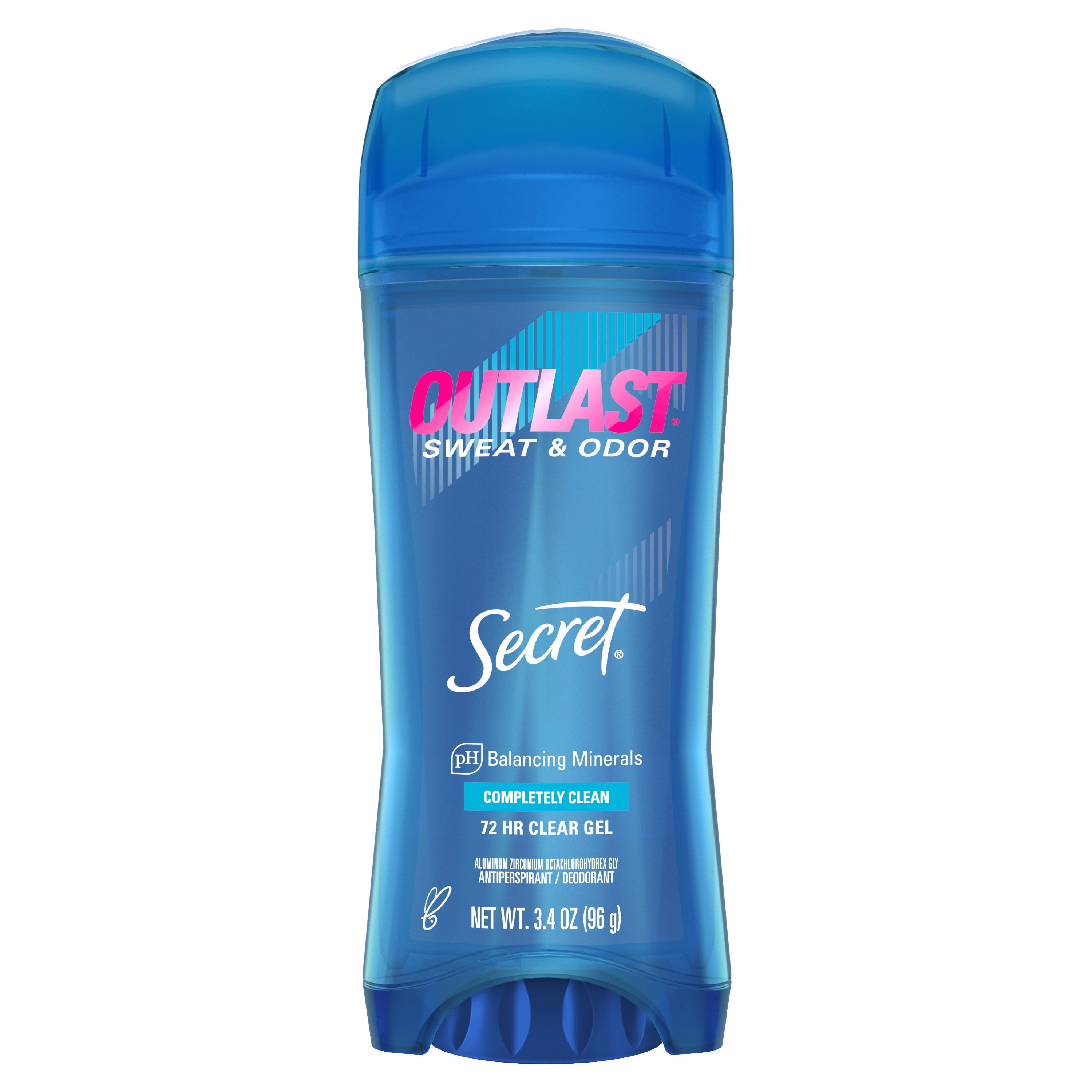 Outlast Clear Gel Antiperspirant Deodorant for Women, Completely Clean, 3.4 oz
