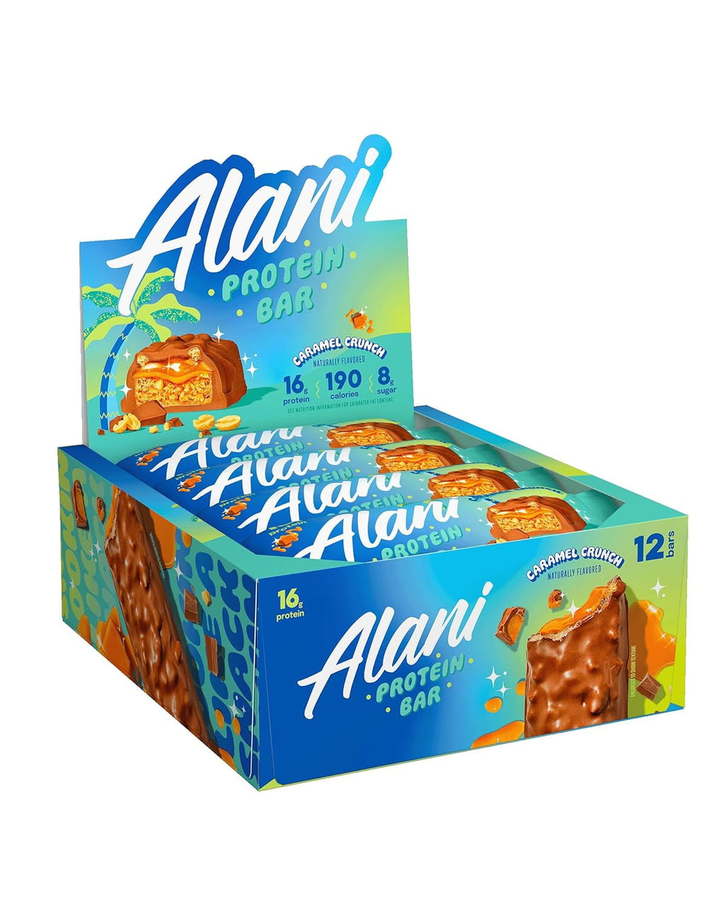 Protein Bar, Caramel Crunch, 12 Protein Bars, 1.69 oz (48 g) Each
