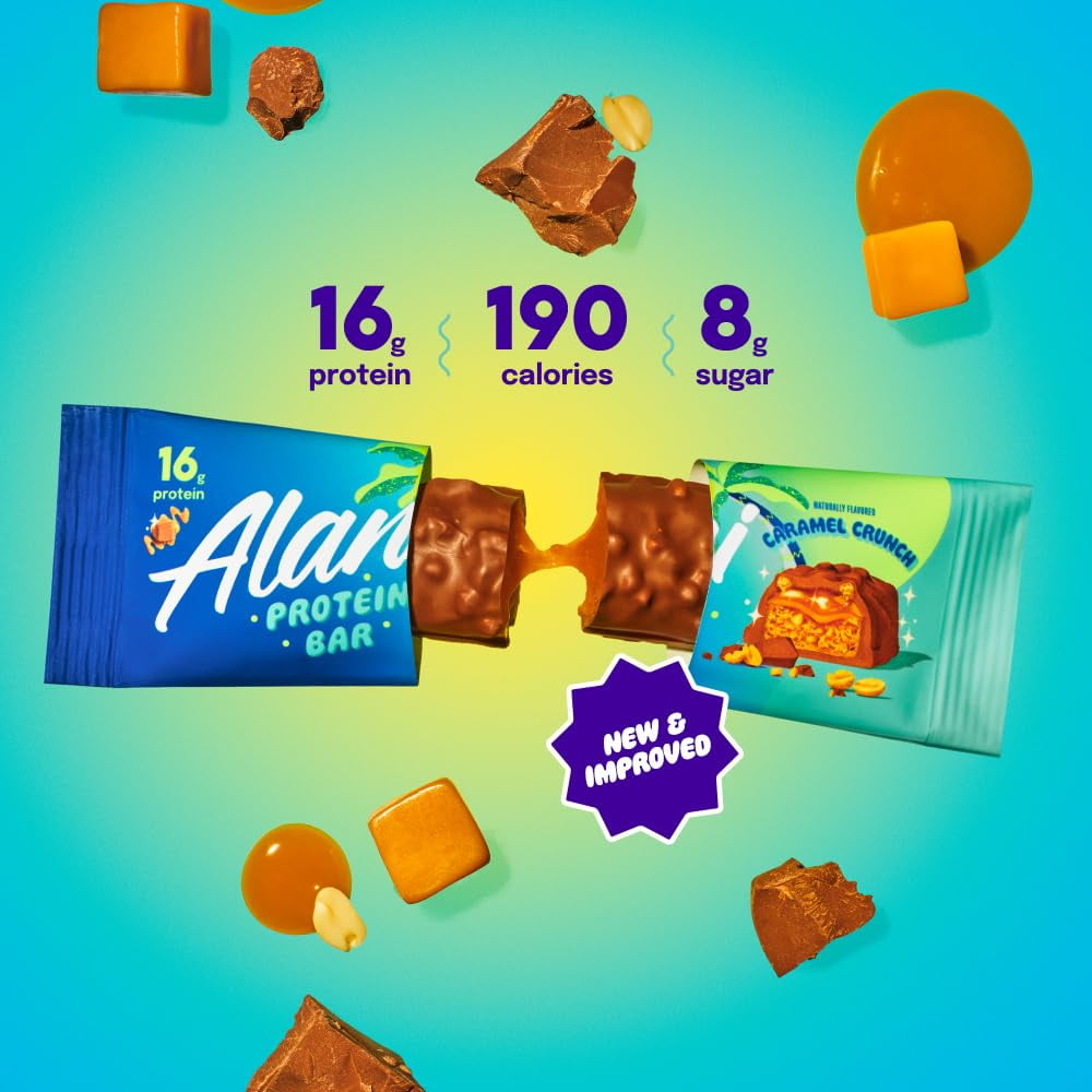 Protein Bar, Caramel Crunch, 12 Protein Bars, 1.69 oz (48 g) Each