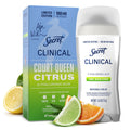 Clinical Strength 100HR Hyaluronic Acid Antiperspirant Deodorant for Women, Invisible Solid, A'Ja Wilson Court Queen Citrus, 2.6 oz