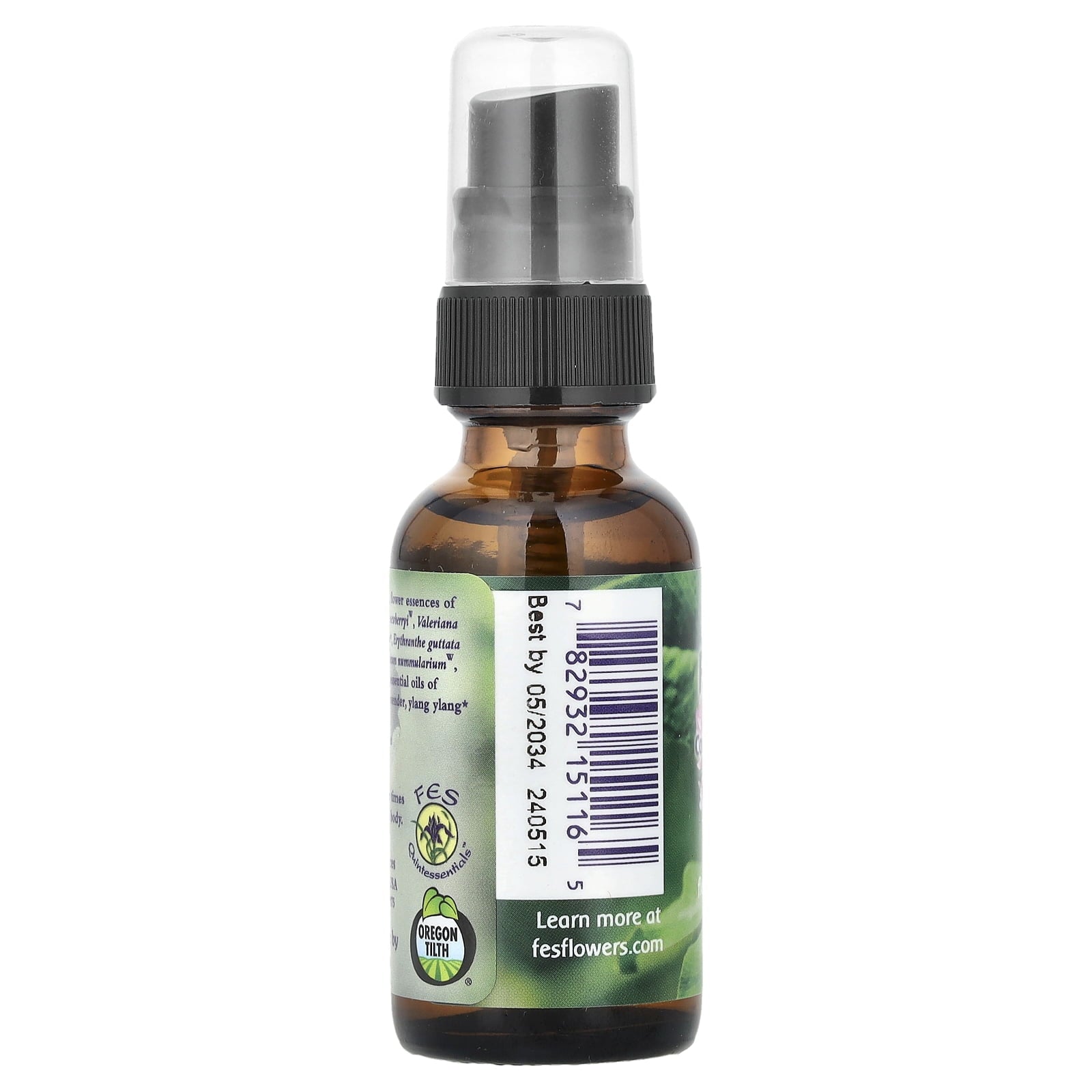 Flower Essence Services Fear-Less™, Flower Essence &amp; Essential Oil, 1 fl oz (30 ml)