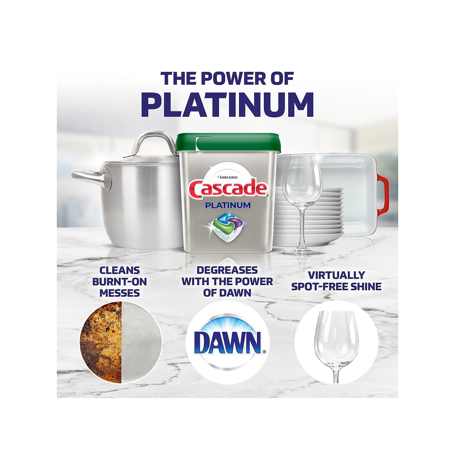 Platinum ActionPacs Dishwashing Detergent Pods Fresh Scent 71 Pods/Box (12052)