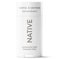 Aluminum Free Deodorant For Men, 72 Hour Solid Deodorant Stick, Santal &amp; Leather, 2.65oz