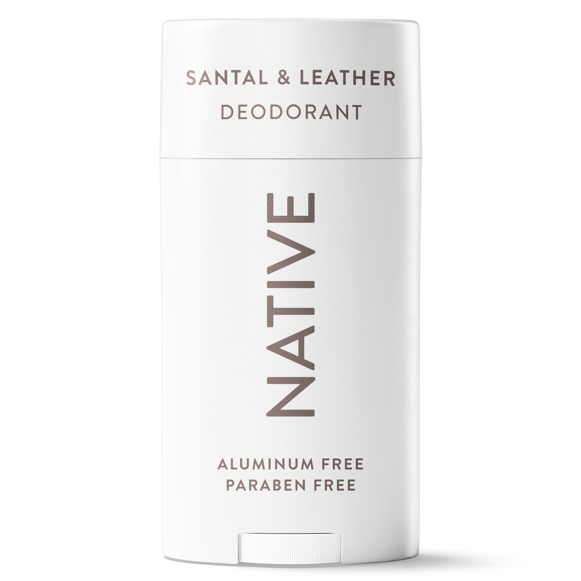 Aluminum Free Deodorant For Men, 72 Hour Solid Deodorant Stick, Santal &amp; Leather, 2.65oz