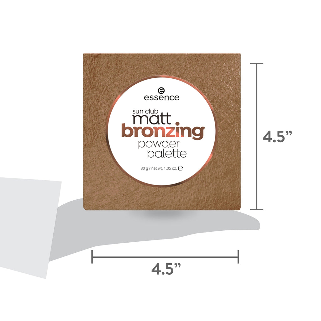 Sun Club Matt Bronzing Powder Palette, 10 Better Than Vacation Tan, 4 Shades