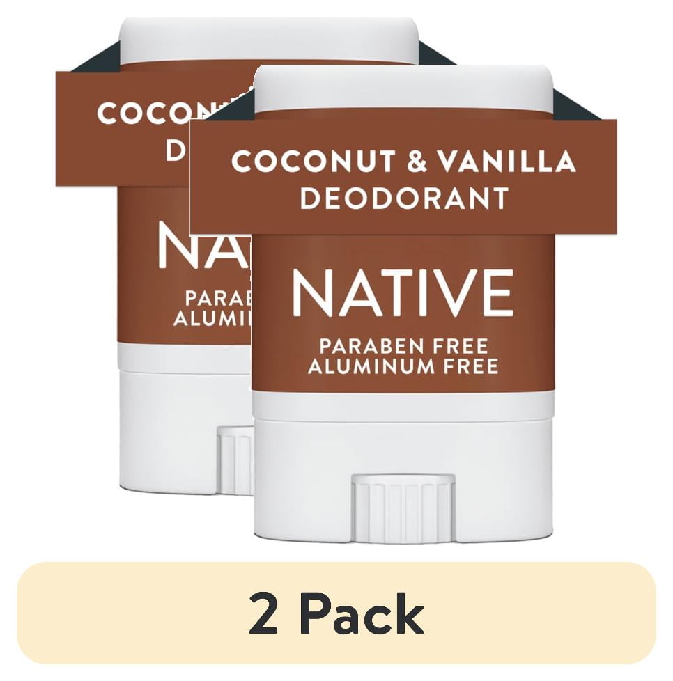 Deodorant, Aluminum Free, Coconut &amp; Vanilla, for Women and Men, Travel Size 0.35 oz