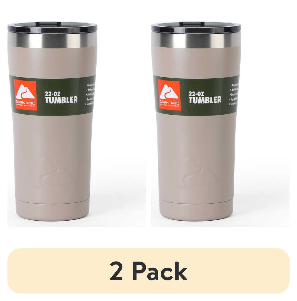 Ozark Trail 22 oz Stainless Steel Insulated Tumbler, Black