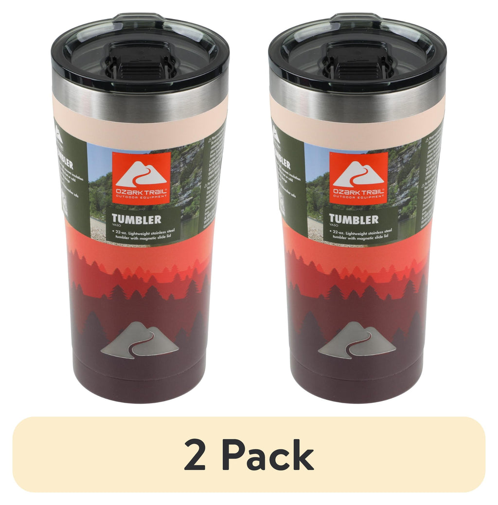 Ozark Trail 22 oz Stainless Steel Insulated Tumbler, Black