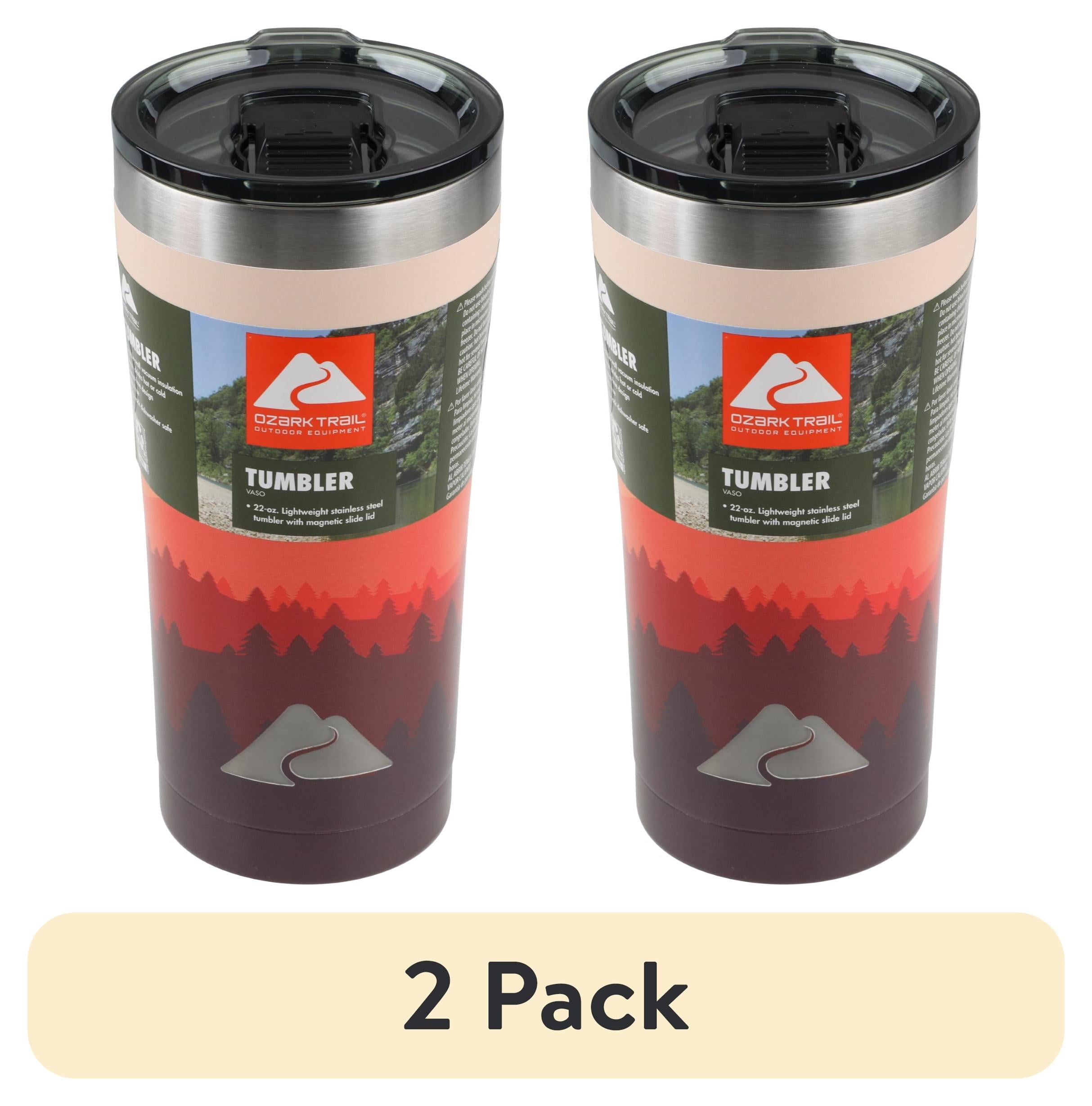 Ozark Trail 22 oz Stainless Steel Insulated Tumbler, Black