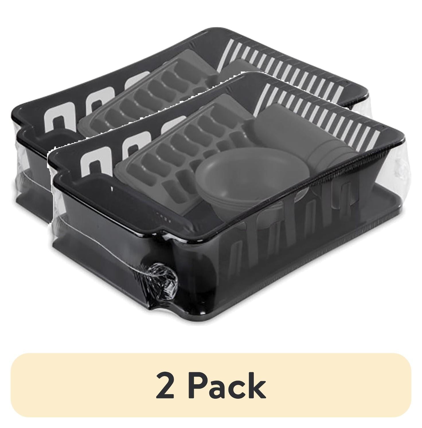 12 Piece Kitchen Set, Includes Sinkset, Bowls, Tumblers, Ice Cube Trays, Black