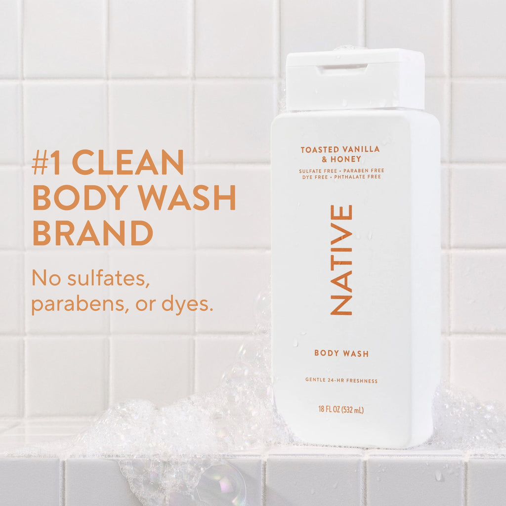 Body Wash Toasted Vanilla &amp; Honey, 18oz