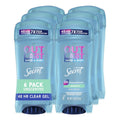 Antiperspirant Deodorant for Women, Unscented, Clear Gel, Outlast Xtend, 2.6 Oz (Pack of 6) (Packaging May Vary)