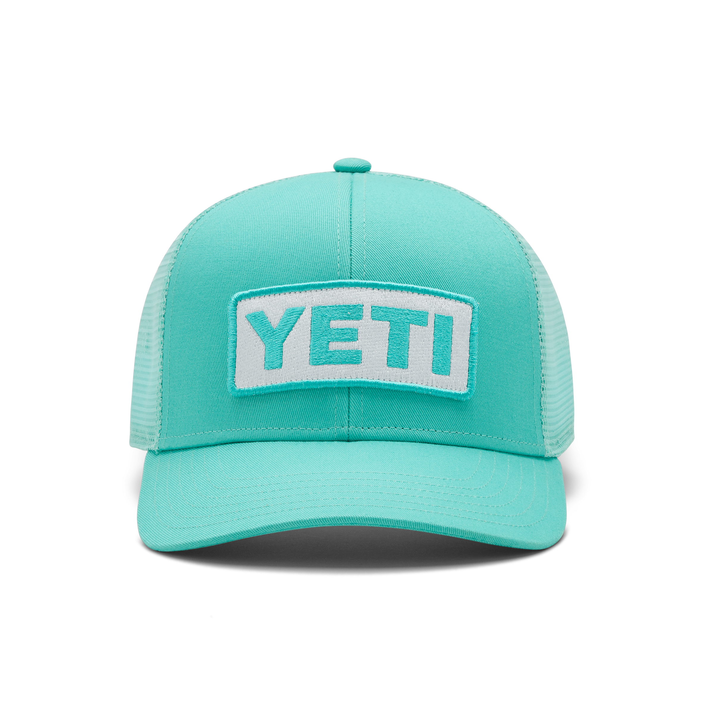 YETI Logo Badge Mid Pro Trucker Hat Ocean