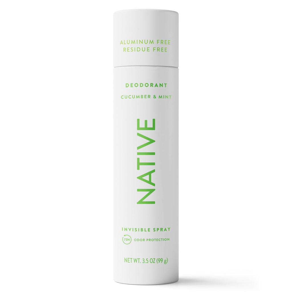 Aluminum Free Deodorant Spray For Women, 72 Hour Deodorant Spray, Cucumber &amp; Mint, 3.5oz