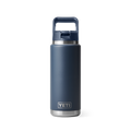 YETI Rambler® 26 oz (769 ml) Bottle With Straw Cap Navy