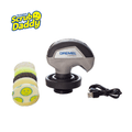 Scrubber with 5 Sponge Pads, Rechargeable, Waterproof, 2200RPM Spin Scrubber
