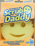 THE ORIGINAL Scrub Daddy Non-Scratch FlexTexture Dish Sponge YELLOW Smiley Face