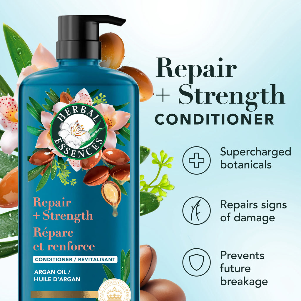 Repair + Strength Argan Oil Conditioner, Paraben-Free, 20.2 fl oz