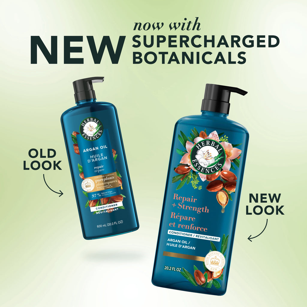 Repair + Strength Argan Oil Conditioner, Paraben-Free, 20.2 fl oz