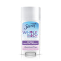 Whole Body Deodorant Stick for Women, Lilac &amp; Waterlily Scent, Aluminum Free Deodorant Stick, 72 HR Odor Protection, 2.4 oz