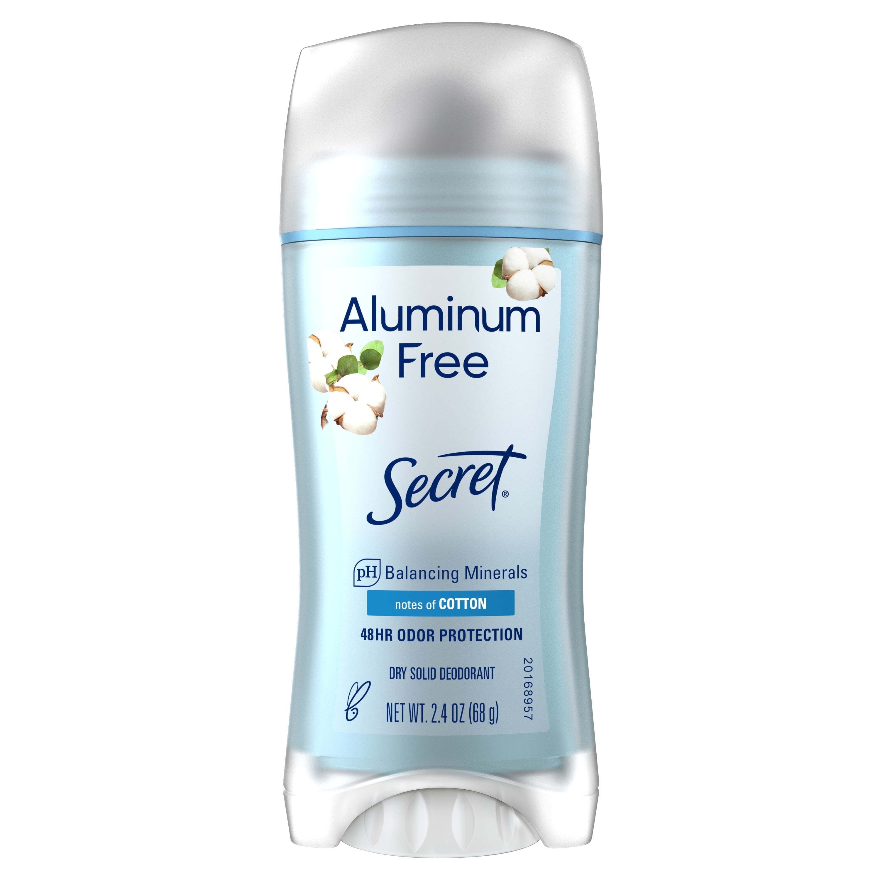 Aluminum Free Women's Deodorant Solid, Cotton, 2.4 oz
