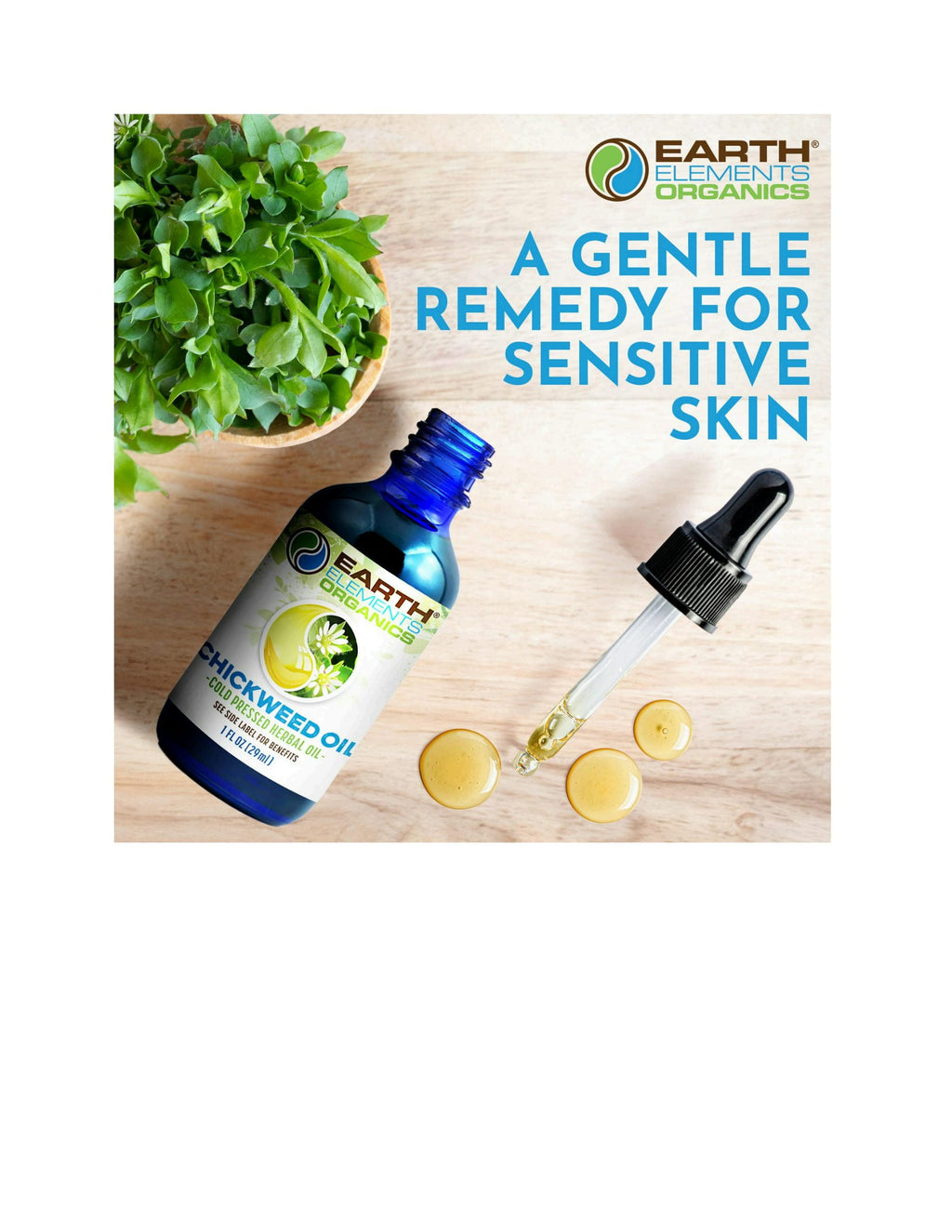 Soothing Herbal Remedy, Organic Skincare for All Skin Types - 1 fl oz