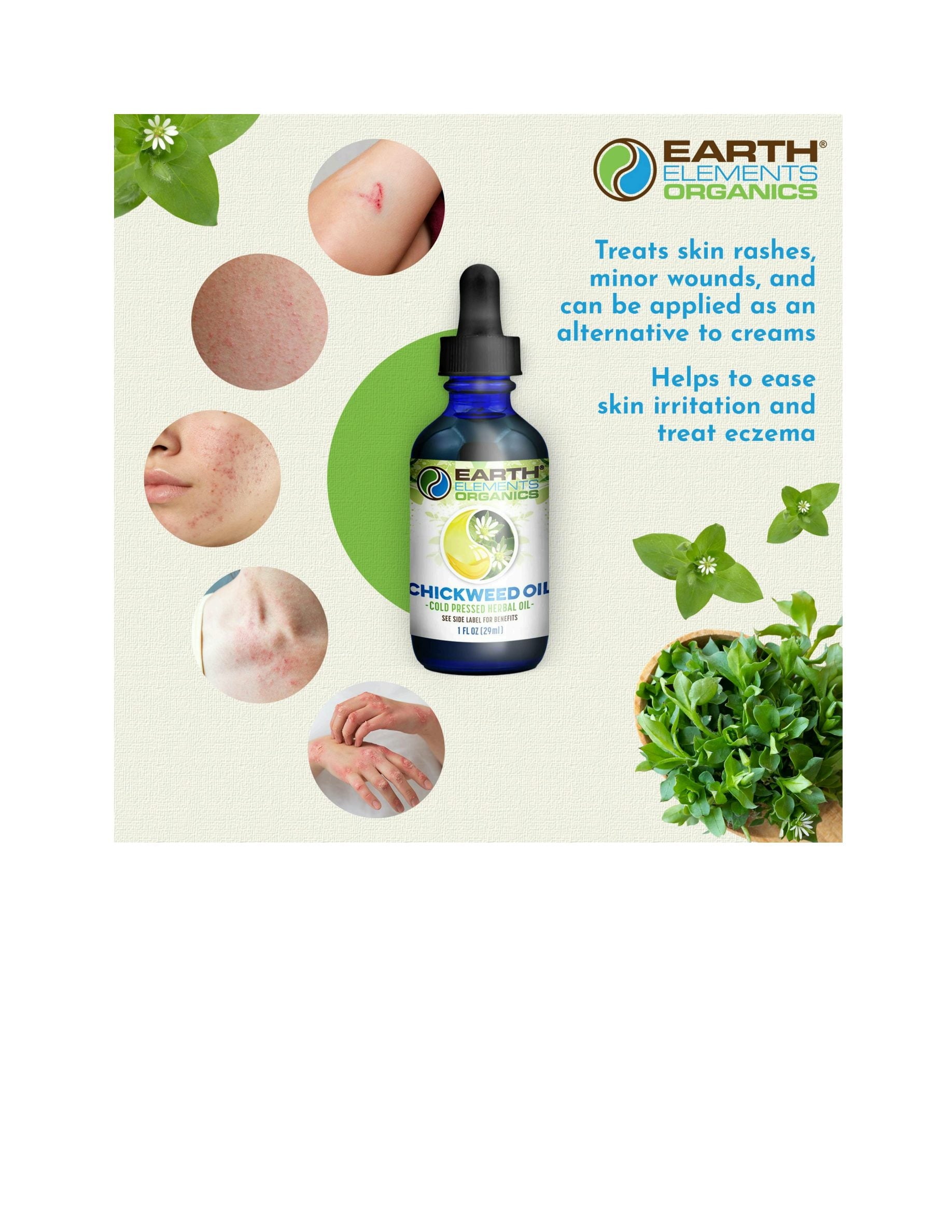 Soothing Herbal Remedy, Organic Skincare for All Skin Types - 1 fl oz
