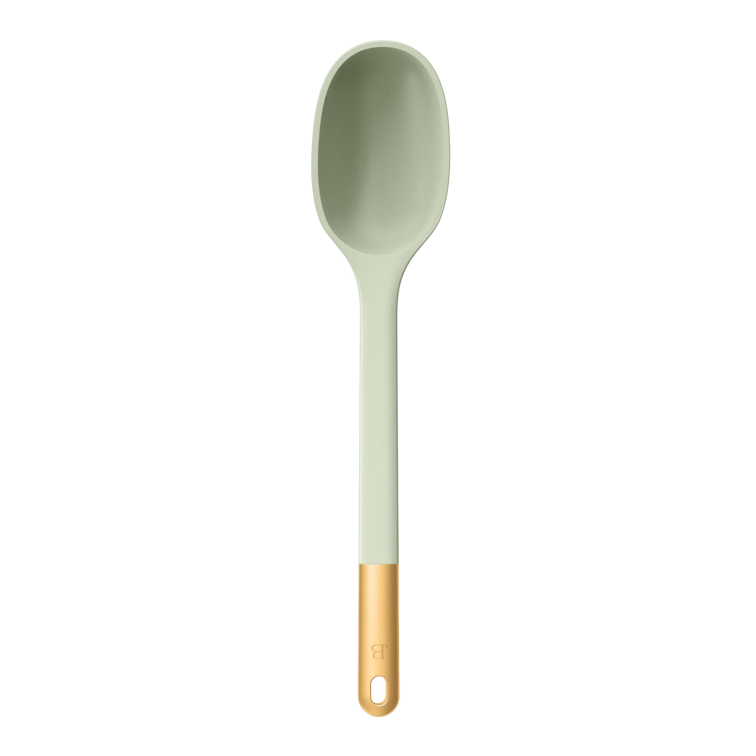 6-Piece Silicone Tool Set with Ceramic Crock, Porcini Taupe by Drew Barrymore