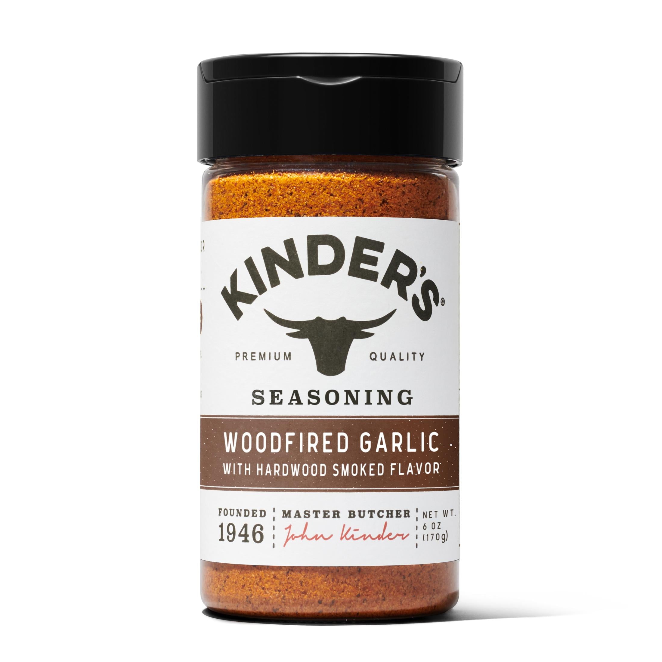 Woodfired Garlic Seasoning with Hardwood Smoked Flavors, 6 oz