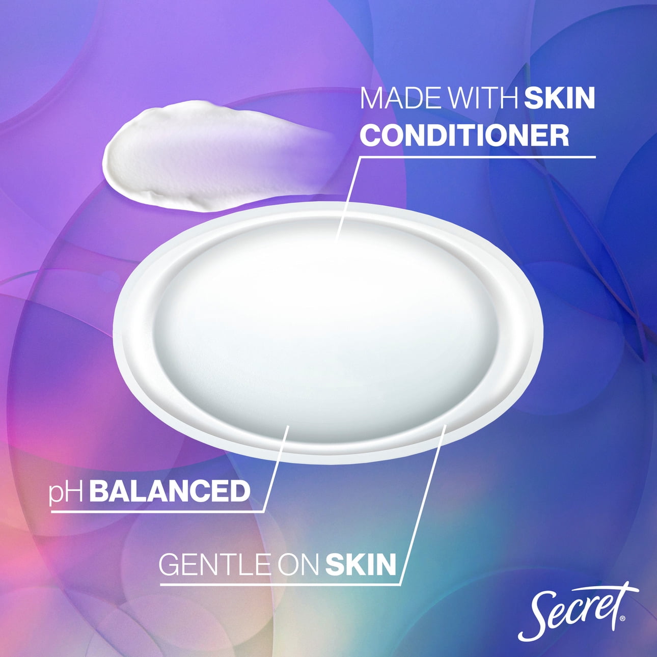 Fresh Invisible Solid Antiperspirant Deodorant for Women, Cocoa Butter, 2.6 oz