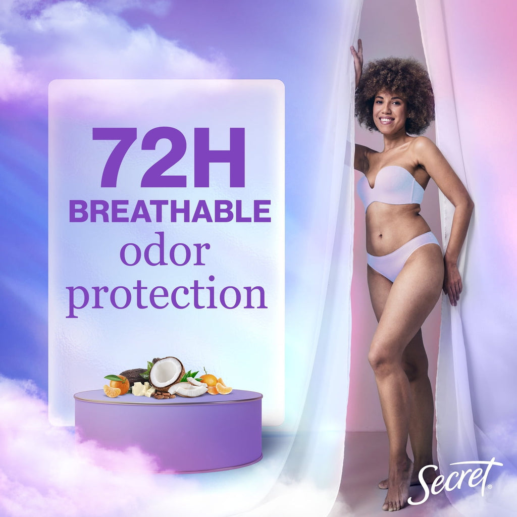 Fresh Invisible Solid Antiperspirant Deodorant for Women, Cocoa Butter, 2.6 oz