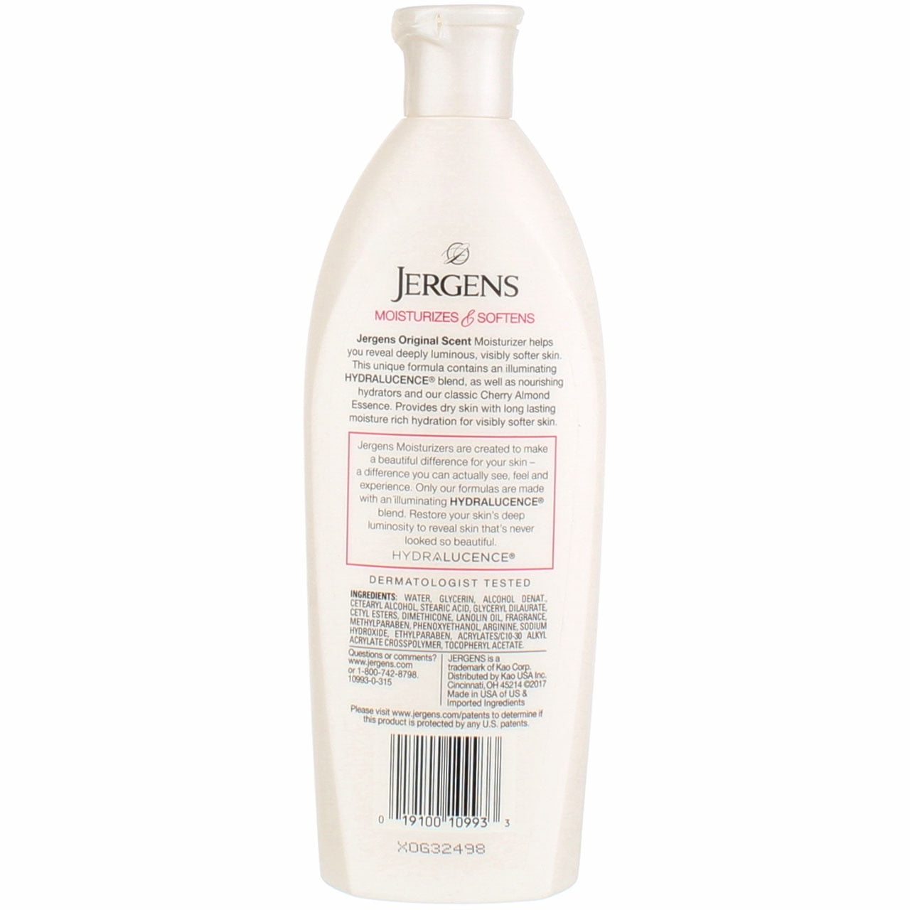 Skin Moisturizer with Cherry Almond Essence 10 oz (Pack of 3)