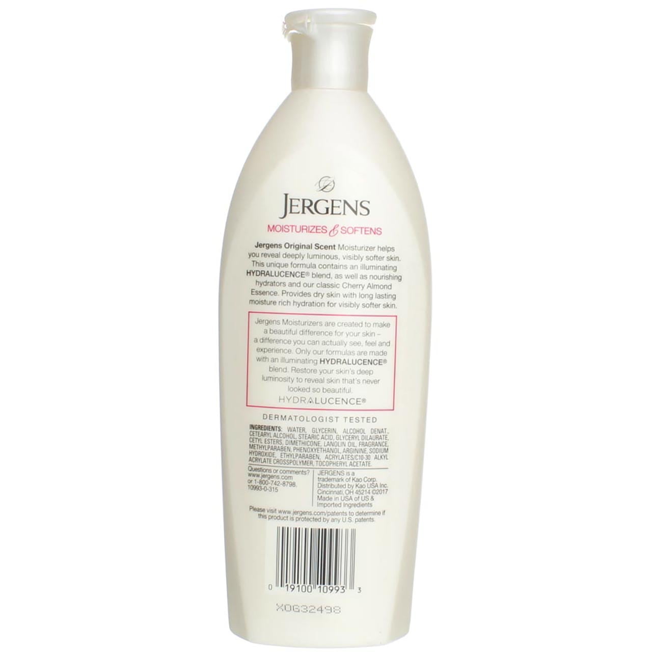 Skin Moisturizer with Cherry Almond Essence 10 oz (Pack of 3)
