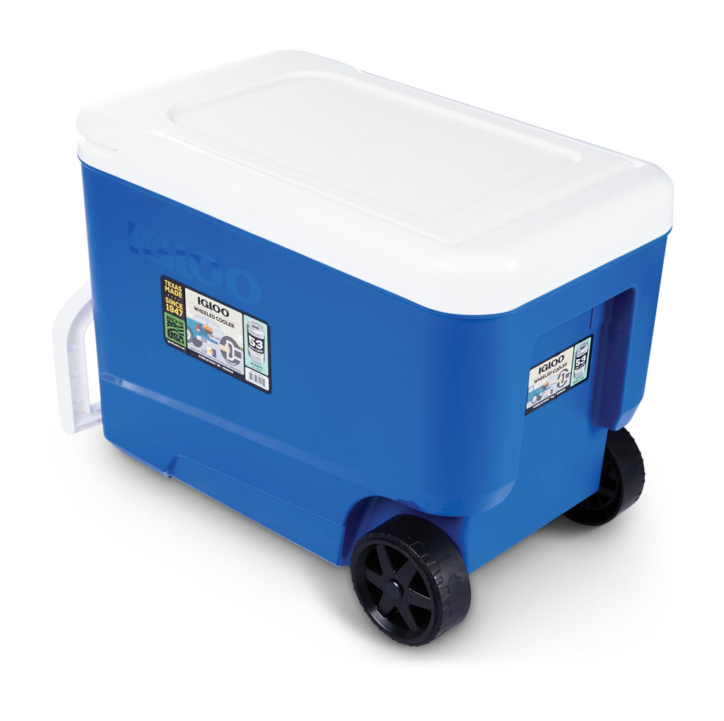 Wheelie Cool 38 Qt Cooler, Gray