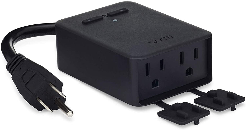 Smart Home Smart Indoor/Outdoor Plug, Wifi Enabled, Black