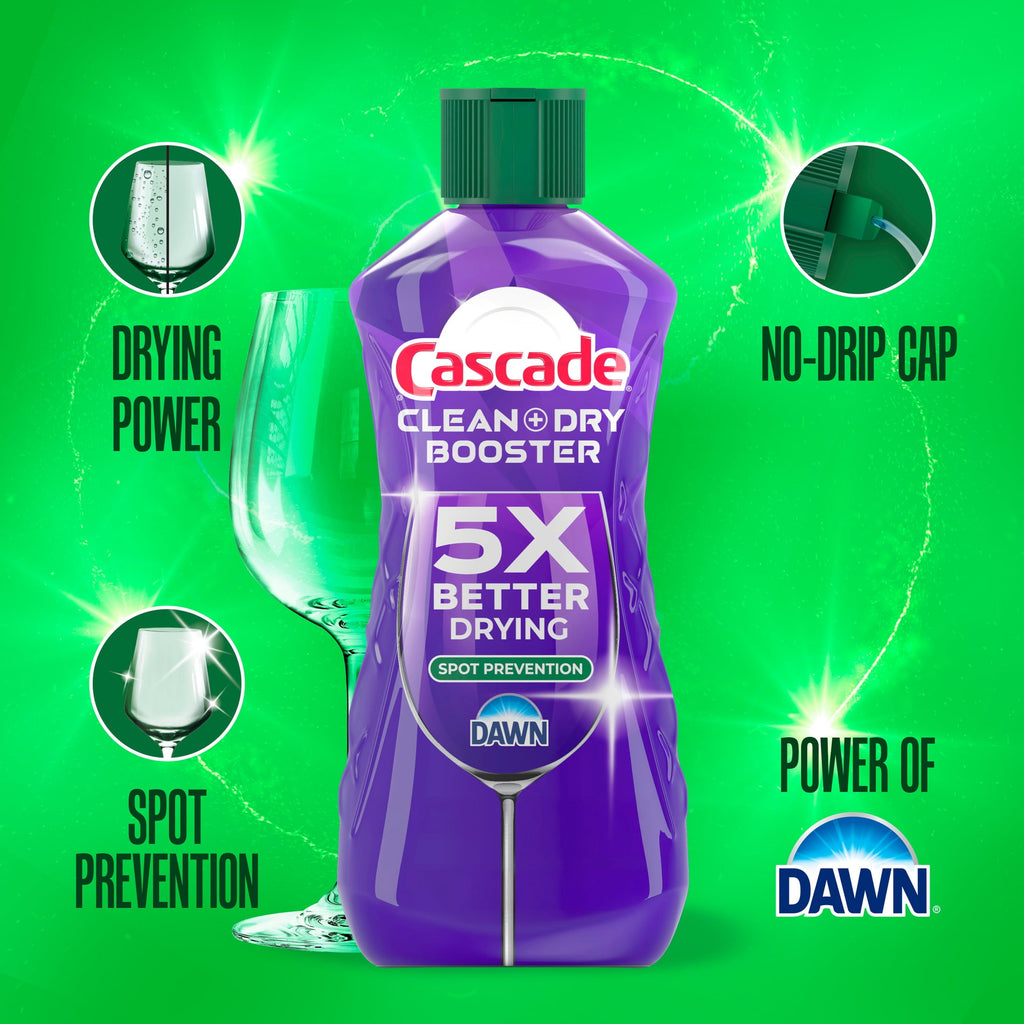 Rinse Aid Clean &amp; Dry Booster, 16oz