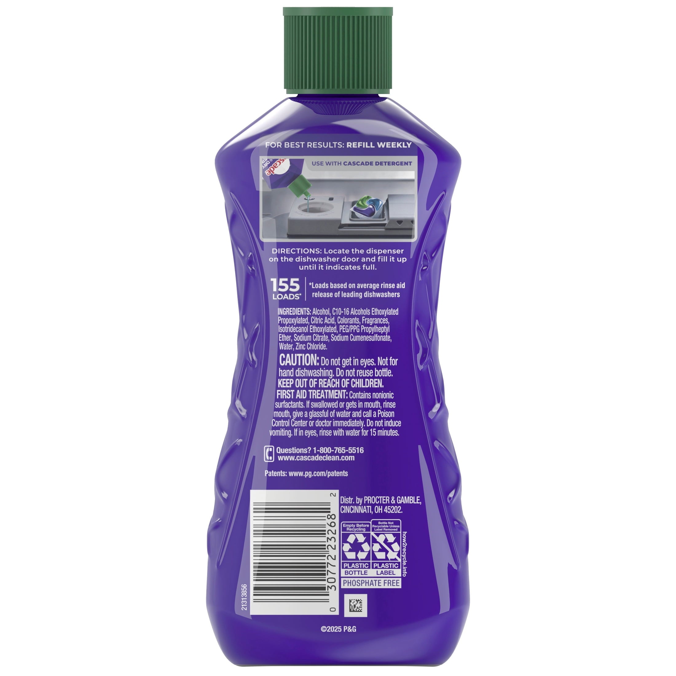 Rinse Aid Clean &amp; Dry Booster, 16oz