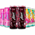 New Alani Energy Drinks Cherry Bomb, Sherbet Swirl, Pink Slush Variety Pack Sugar-Free, Low-Calorie, 200mg Caffeine, Energy Boost Drink 12 fl oz (Pack of 6) Repackaged By * PickAndGo*