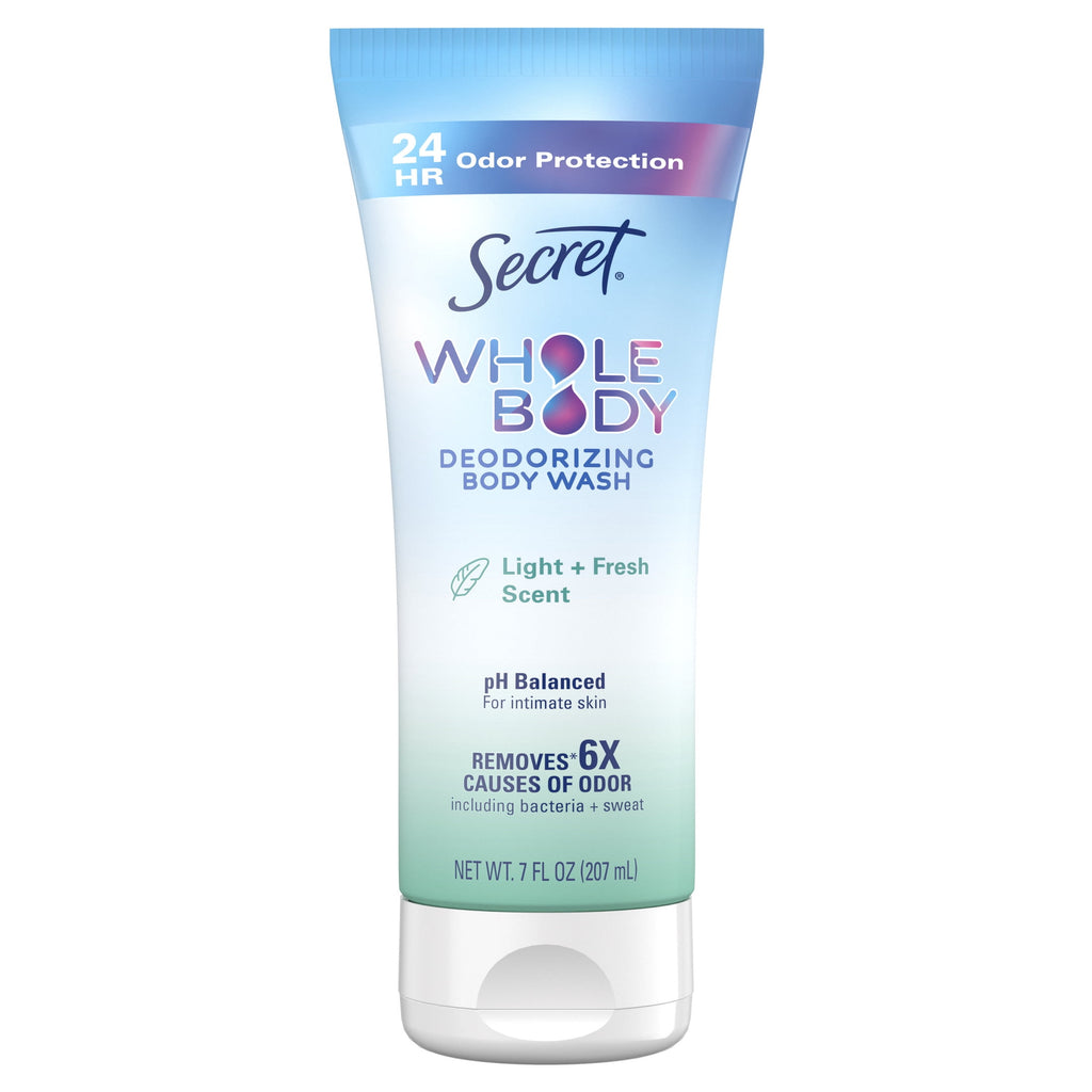 Feminine Wash 24 HR Deodorizing Body Wash for Women, Light &amp; Fresh, 7oz