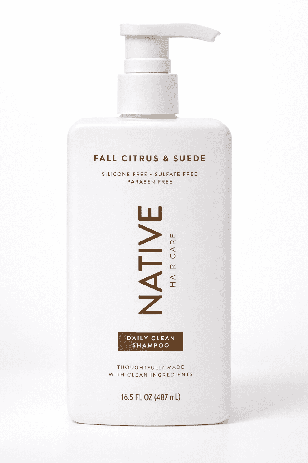 Daily Clean Shampoo, Fall Citrus &amp; Suede Scent, Sulfate Free, Silicone Free, Paraben Free Hair Shampoo, 16.5 fl oz (487 mL)