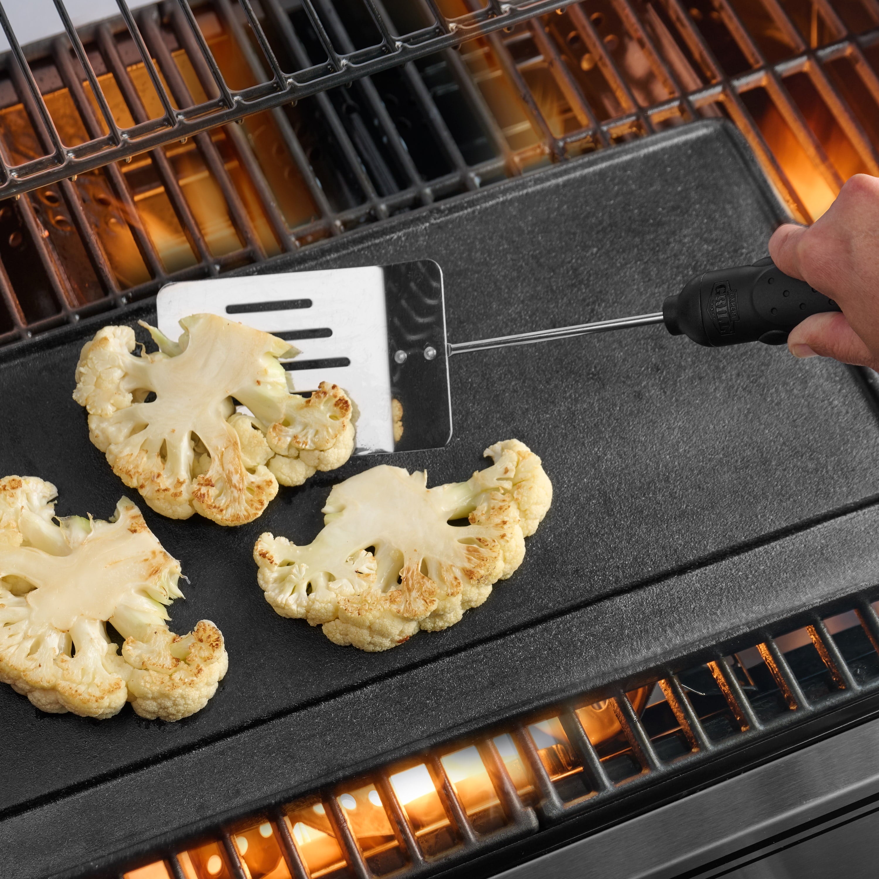 Expert Grill 15inch Stainless Steel Barbecue Spatula with Detachable Handle