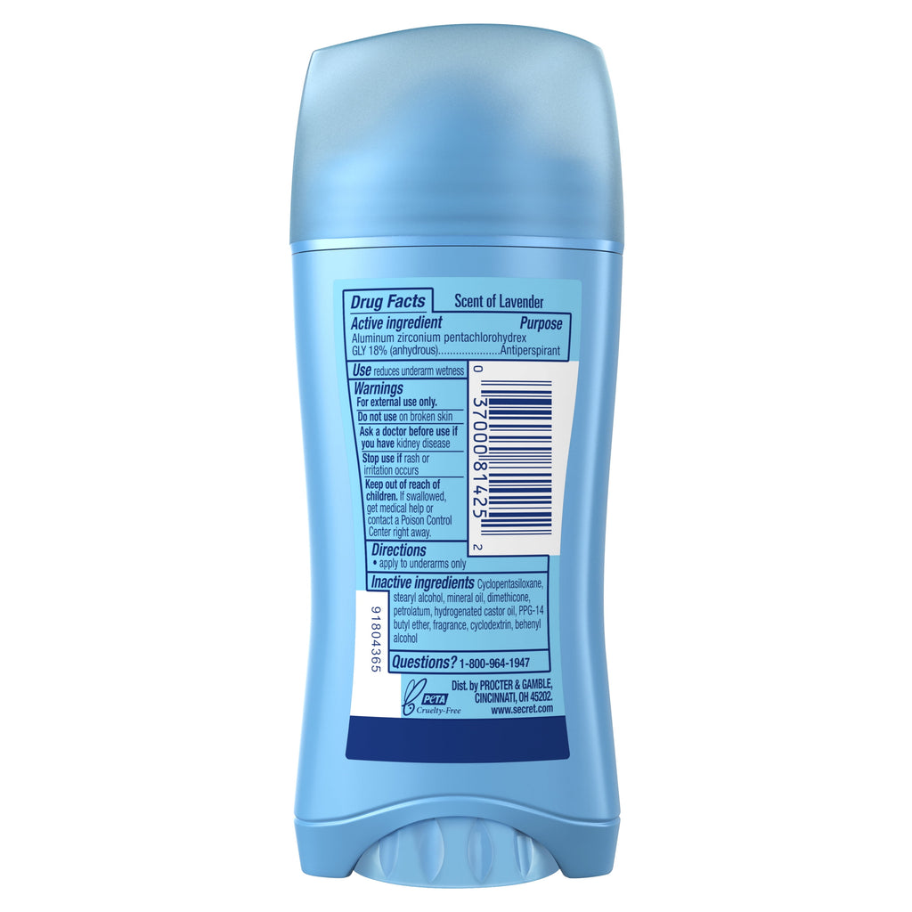Antiperspirant Deodorant, Clean Lavender, 2.6 Oz
