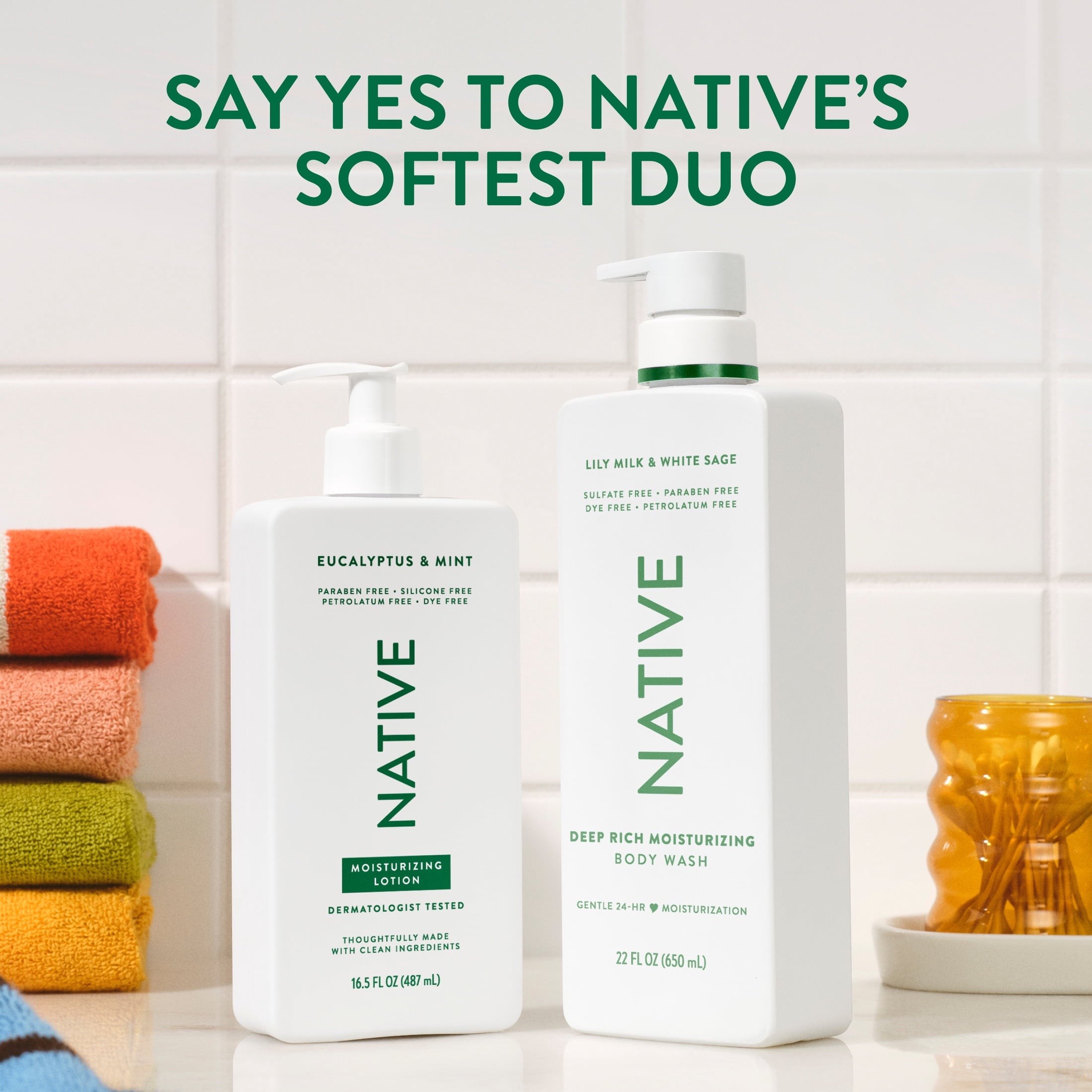 Moisturizing Hand &amp; Body Lotion, Eucalyptus &amp; Mint, Silicone Free, for Men and Women, 16.5 oz