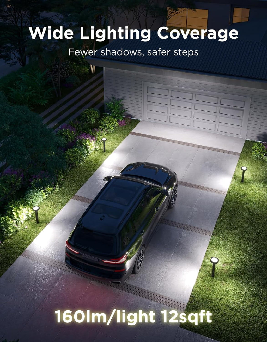 Low Voltage Wired Outdoor Pathway Lights 2, Landscape Lighting with 60+ Scene Modes, IP66 Waterproof for Yard Patio Garden Work with Alexa/Google/Matter